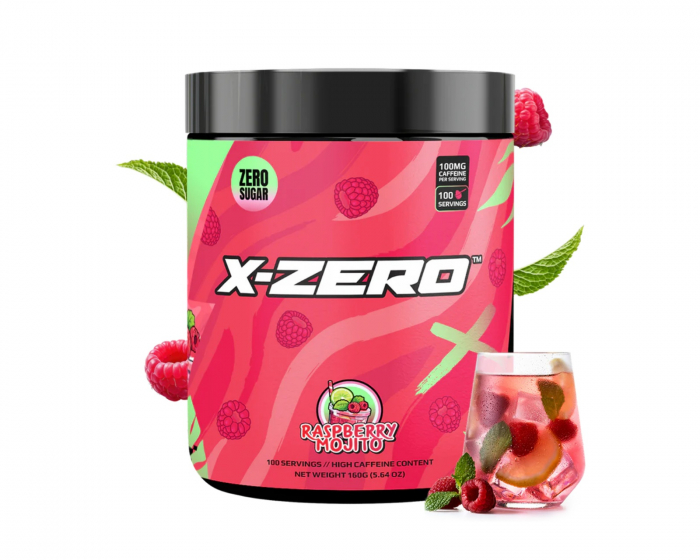 X-Gamer X-Zero Raspberry Mojito - 100 Servings
