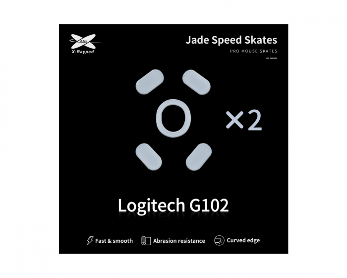 X-raypad Jade Mouse Skates Logitech G102/G Pro - Hiiren Tassut