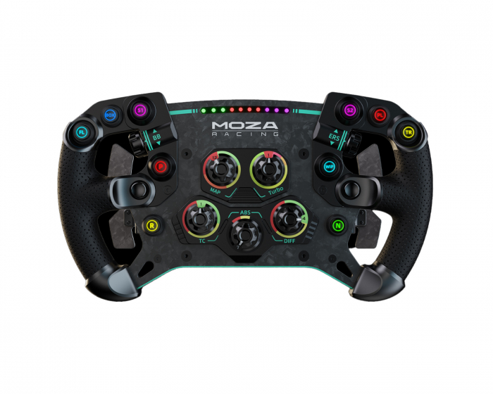 Moza Racing GS V2P Microfiber Leather GT Steering Wheel - 30cm Racing-ohjauspyörä