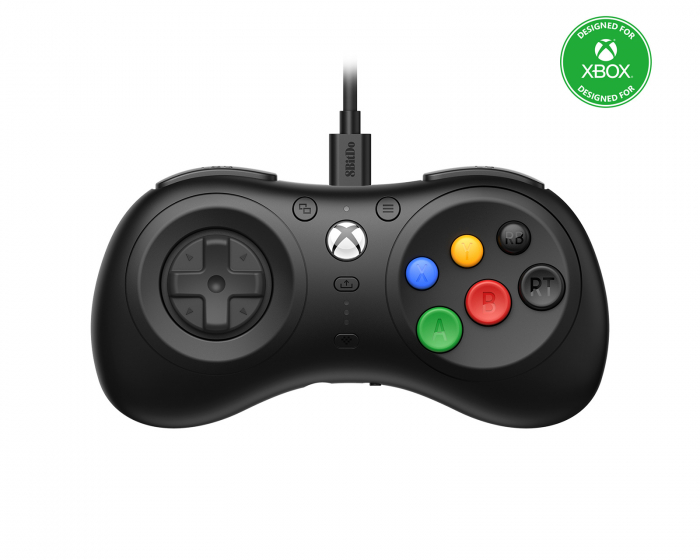 8Bitdo M30 Wired Controller Xbox Ohjain - Musta
