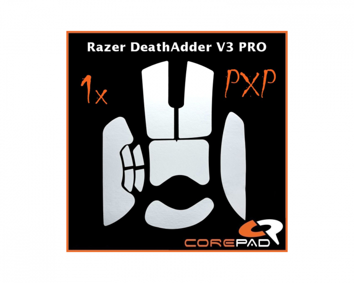 Corepad PXP Grips Razer DeathAdder V3 Pro - White