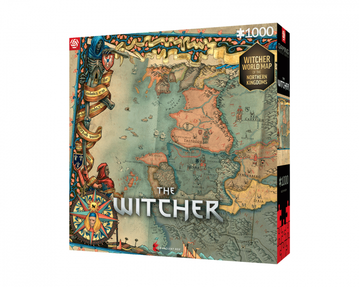 Good Loot Gaming Puzzle - The Witcher 3 The Northern Kingdoms Palapelit 1000 Palaa