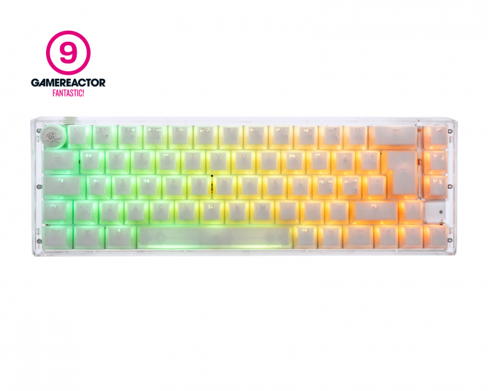 Ducky ONE 3 SF Aura White RGB Hotswap Näppäimistö [Baby Kangaroo]