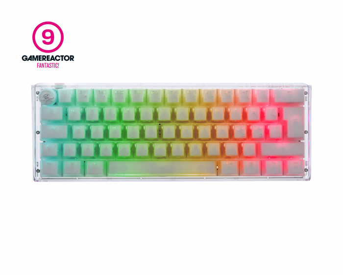 Ducky ONE 3 Mini Aura White RGB Hotswap Näppäimistö [Baby Kangaroo]