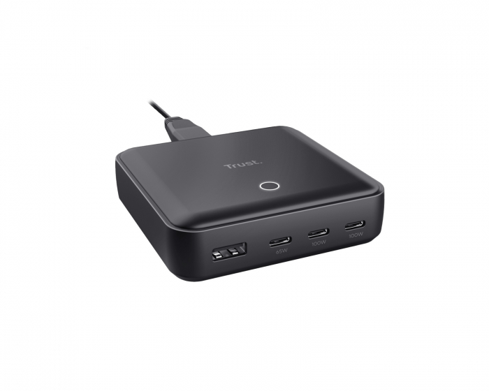 Trust USB Maxo Desktop Laturi 100W - 4 Port
