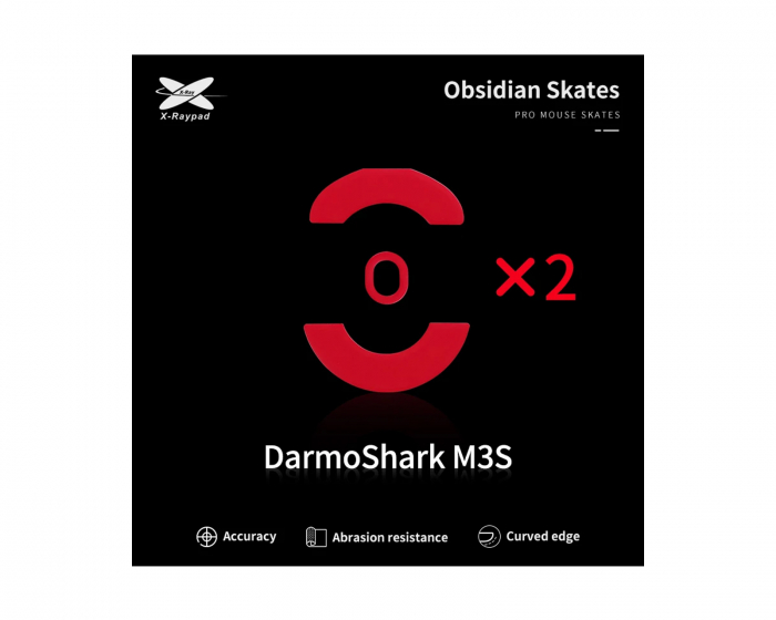 X-raypad Obsidian Mouse Skates DarmoShark M3S
