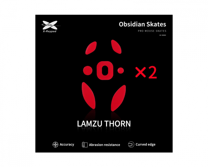 X-raypad Obsidian Mouse Skates Lamzu Thorn
