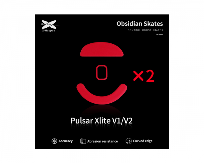 X-raypad Obsidian Mouse Skates Pulsar Xlite V1/V2/V3