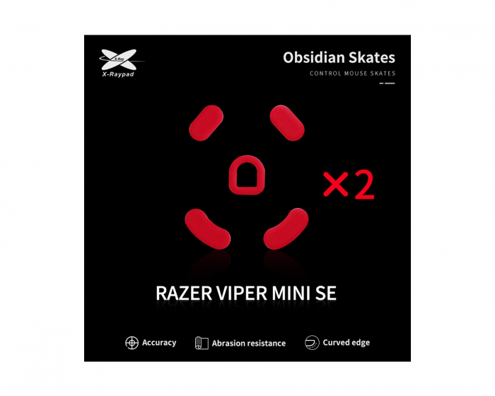 X-raypad Obsidian Mouse Skates Viper Mini SE