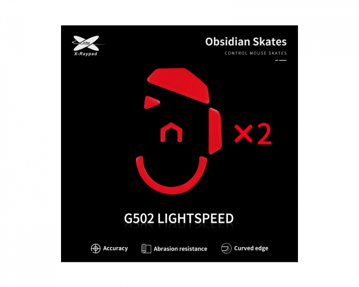 X-raypad Obsidian Mouse Skates Logitech G502 Lightspeed