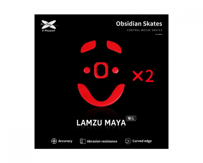 X-raypad Obsidian Mouse Skates Lamzu Maya