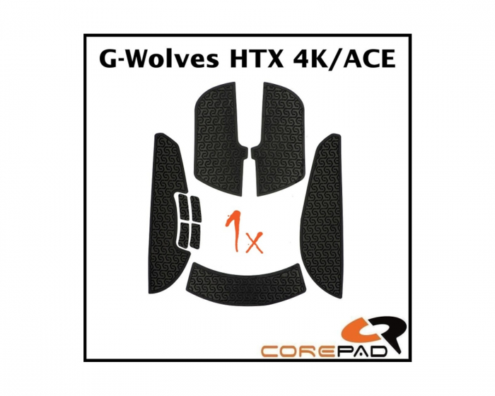 Corepad Soft Grips G-Wolves HTX 4K/ACE - Musta