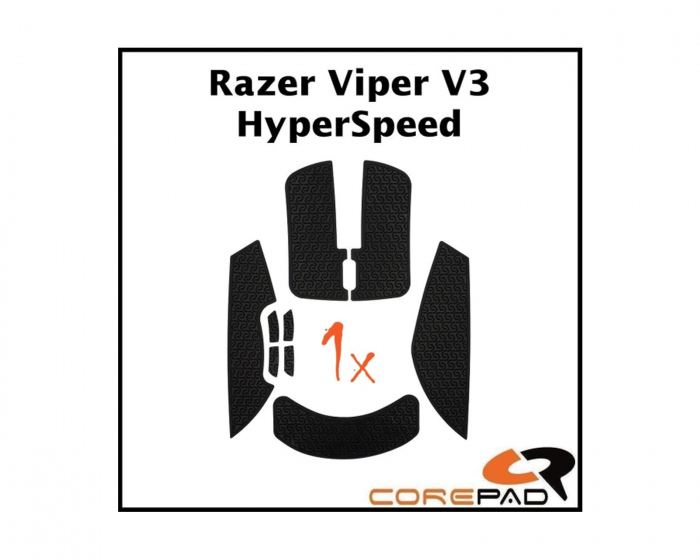 Corepad Soft Grips Razer Viper V3 HyperSpeed Wireless - Musta