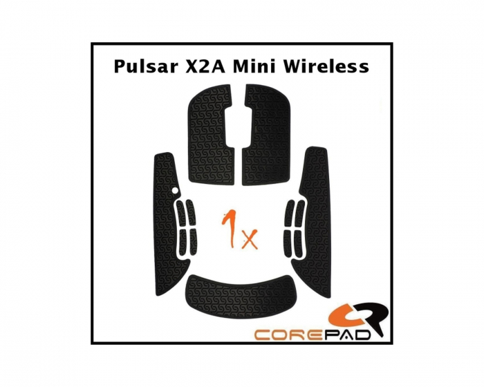 Corepad Soft Grips Pulsar X2A Mini Wireless - Musta