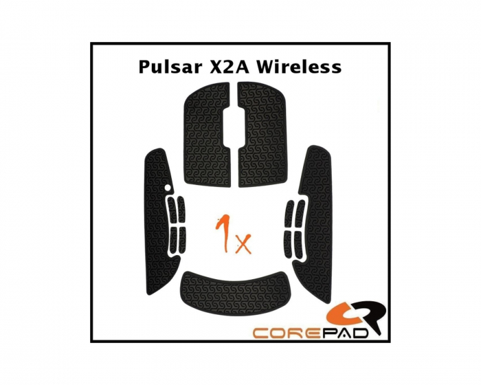 Corepad Soft Grips Pulsar X2A Wireless - Musta