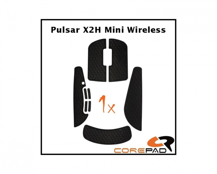 Corepad Soft Grips Pulsar X2H Mini Wireless - Musta
