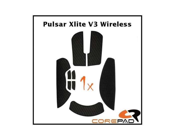 Corepad Soft Grips Pulsar Xlite V3 Wireless - Musta