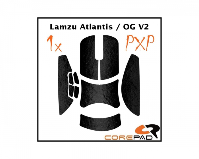 Corepad PXP Grips Lamzu Atlantis/OG V2 Superlight - Musta