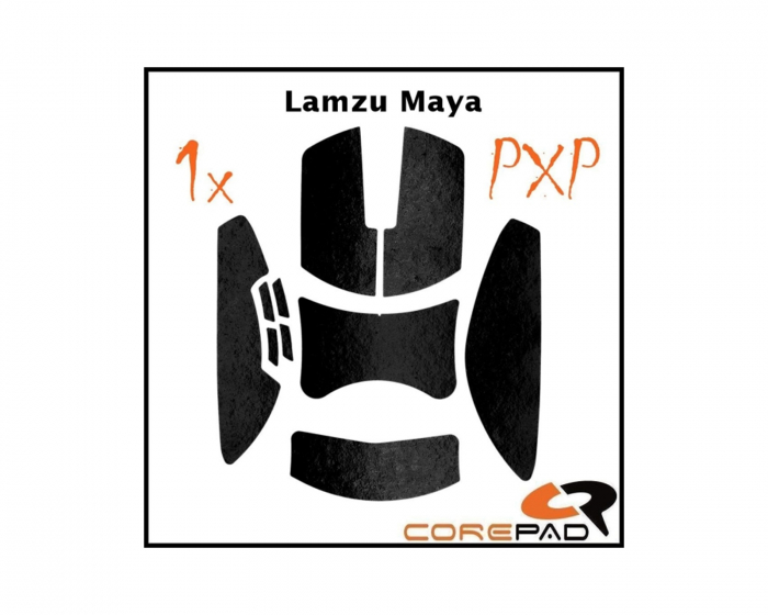 Corepad PXP Grips Lamzu Maya - Musta