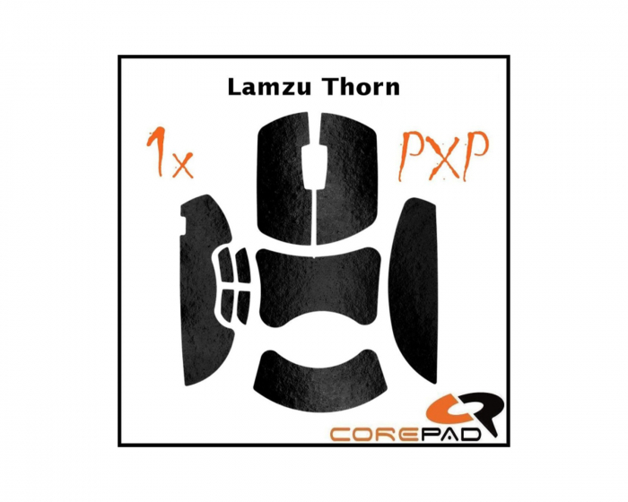 Corepad PXP Grips Lamzu Thorn - Musta