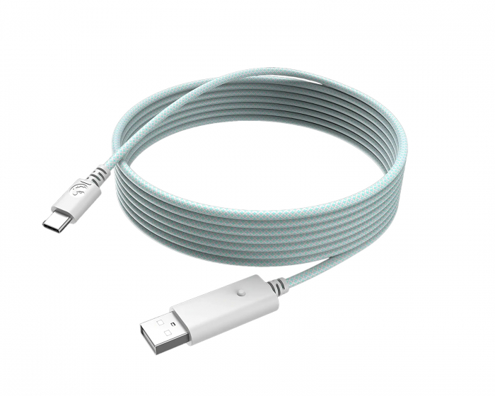 GameSir USB-C Gaming -latauskaapeli 3 metriä - turkoosi