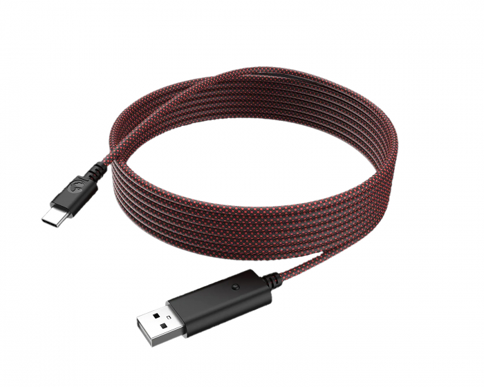 GameSir USB-C-pelilatauskaapeli 3 metriä - punainen