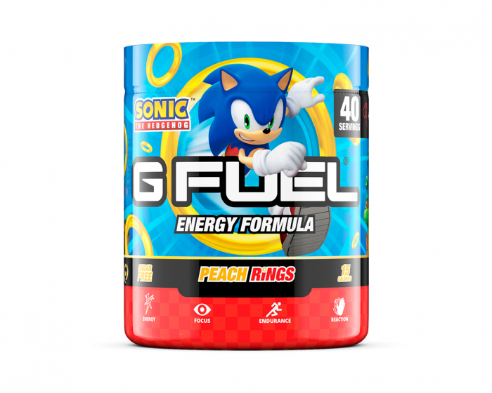 G FUEL Sonic Peach Rings - 40 Annos