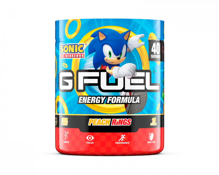 G FUEL Sonic Peach Rings - 40 Annos