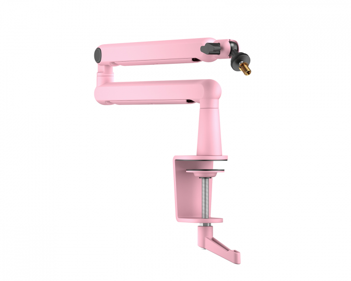 Fifine Low-Profile Boom Arm Stand - Vaaleanpunainen Mikrofoniteline