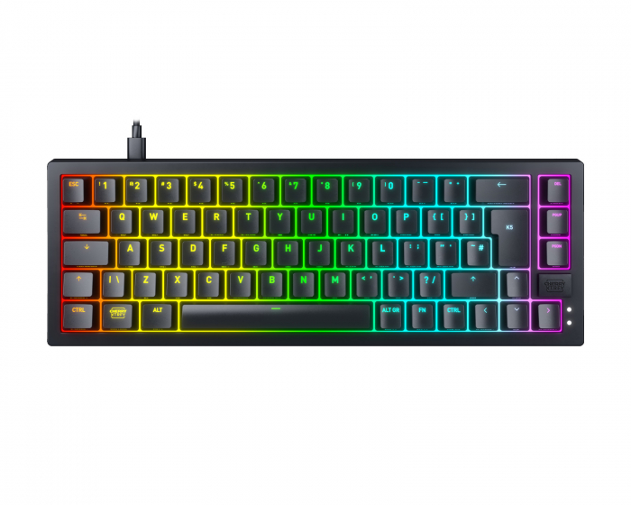 Cherry Xtrfy K5V2 RGB Compact Mechanical Pelinäppäimistö [MX2A Red] - Musta