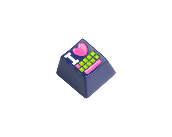 Keychron Love Zinc Alloy OEM Artisan Keycap - Tumma Violetti