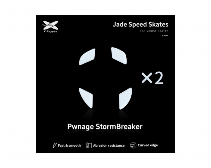 X-raypad Jade Mouse Skates Pwnage StormBreaker