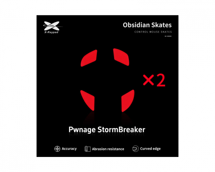 X-raypad Obsidian Mouse Skates Pwnage StormBreaker