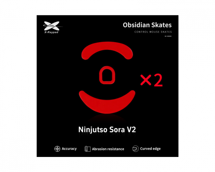 X-raypad Obsidian Mouse Skates Ninjutso Sora V2