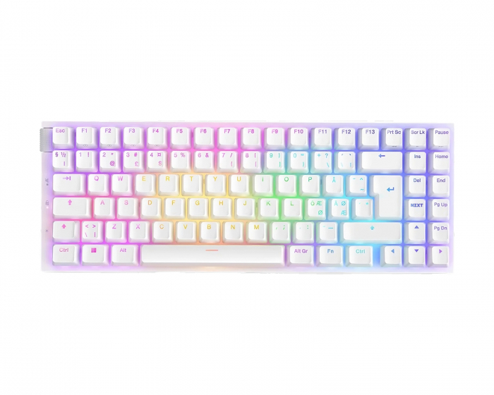 NZXT Function 2 MiniTKL Gaming Näppäimistö [Optical Switch] - Valkoinen