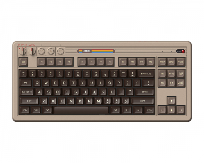 8Bitdo Retro Mechanical Keyboard - Langaton Näppäimistö ANSI - C64 Edition