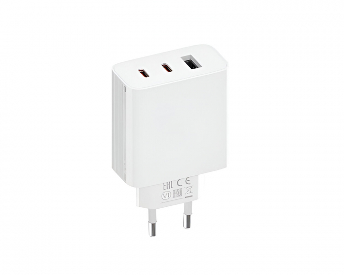 Xiaomi 67W GaN Charger 2C1A (2xUSB-A + USB-C) - Valkoinen