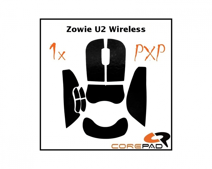 Corepad PXP Grips ZOWIE U2 - Musta