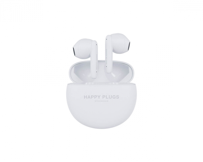 Happy Plugs JOY Lite True Wireless In-Ear Nappikuulokkeet - Valkoinen