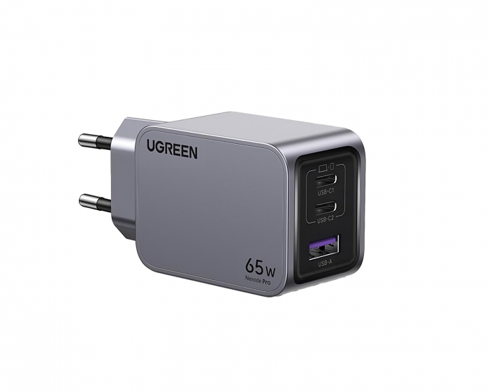 UGREEN Nexode Pro 65W 3-Ports GaN Wall Charger with 100W USB-C Cable