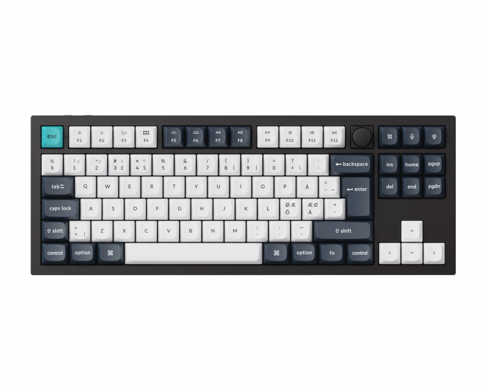 Keychron Q3 Max QMK TKL Langaton Mekaaninen Näppäimistö [Gateron Jupiter Banana] - ISO