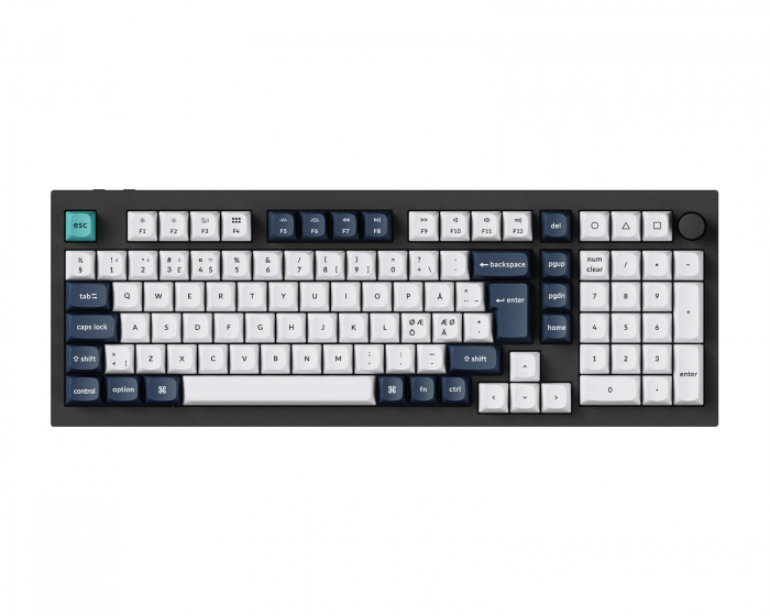 Keychron Q5 Max QMK Langaton Mekaaninen Näppäimistö [Gateron Jupiter Banana] - ISO