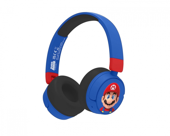 OTL Technologies Super Mario Junior Bluetooth On-Ear Langattomat Kuulokkeet - Sininen