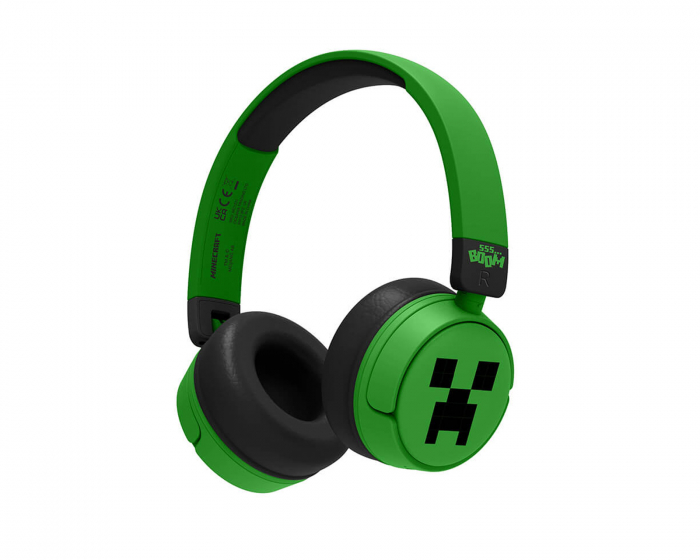 OTL Technologies Minecraft Junior Bluetooth On-Ear Langattomat Kuulokkeet