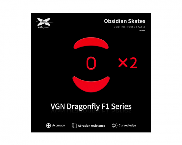X-raypad Obsidian Mouse Skates VGN Dragonfly F1