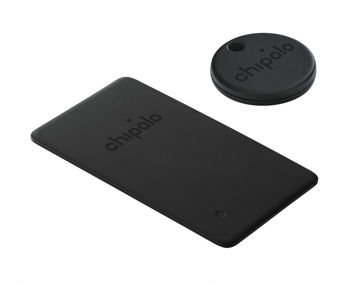 Chipolo Spot Bundle - Item & Wallet Finder - Musta (iOS)