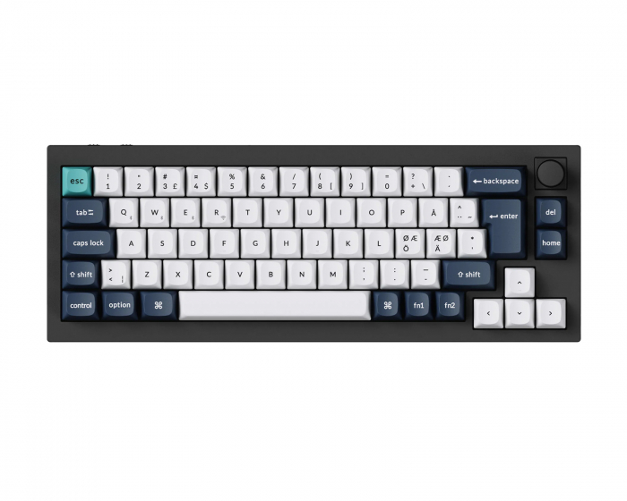 Keychron Q2 Max QMK 65% Langaton Mekaaninen Näppäimistö [Gateron Jupiter Banana] - ISO