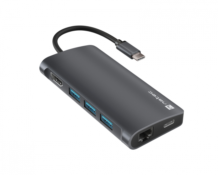 Natec Fowler 2 USB Hub - USB-C Multiport Adapter 8 in 1 (100W) USB-hubi