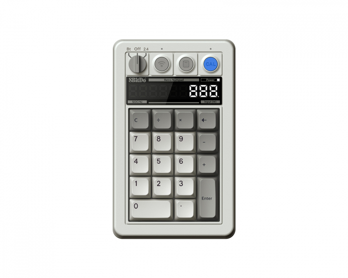 8Bitdo Retro 18 Mechanical Numpad - Langaton Numeronäppäimistö - M Edition