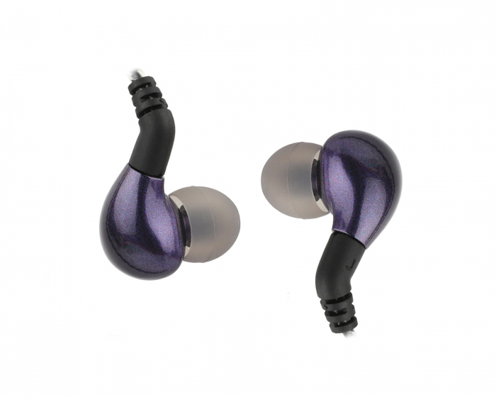 Blon BL03 IEM Kuulokkeet kanssa 3.5mm Mikrofoni - Violetti
